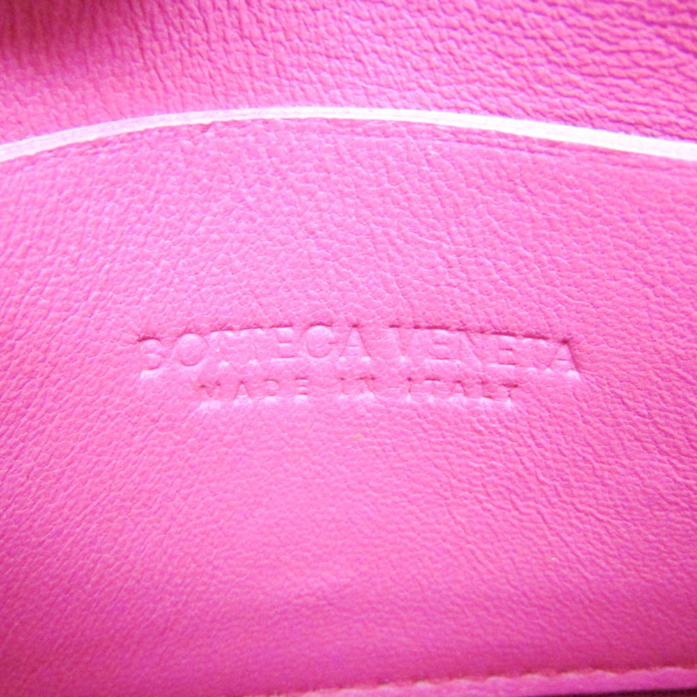 BOTTEGA VENETA Leather Shoulder Bag Pink - Picture 11 of 12